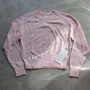 lululemon athletica Pale Pink Crewneck Sweater